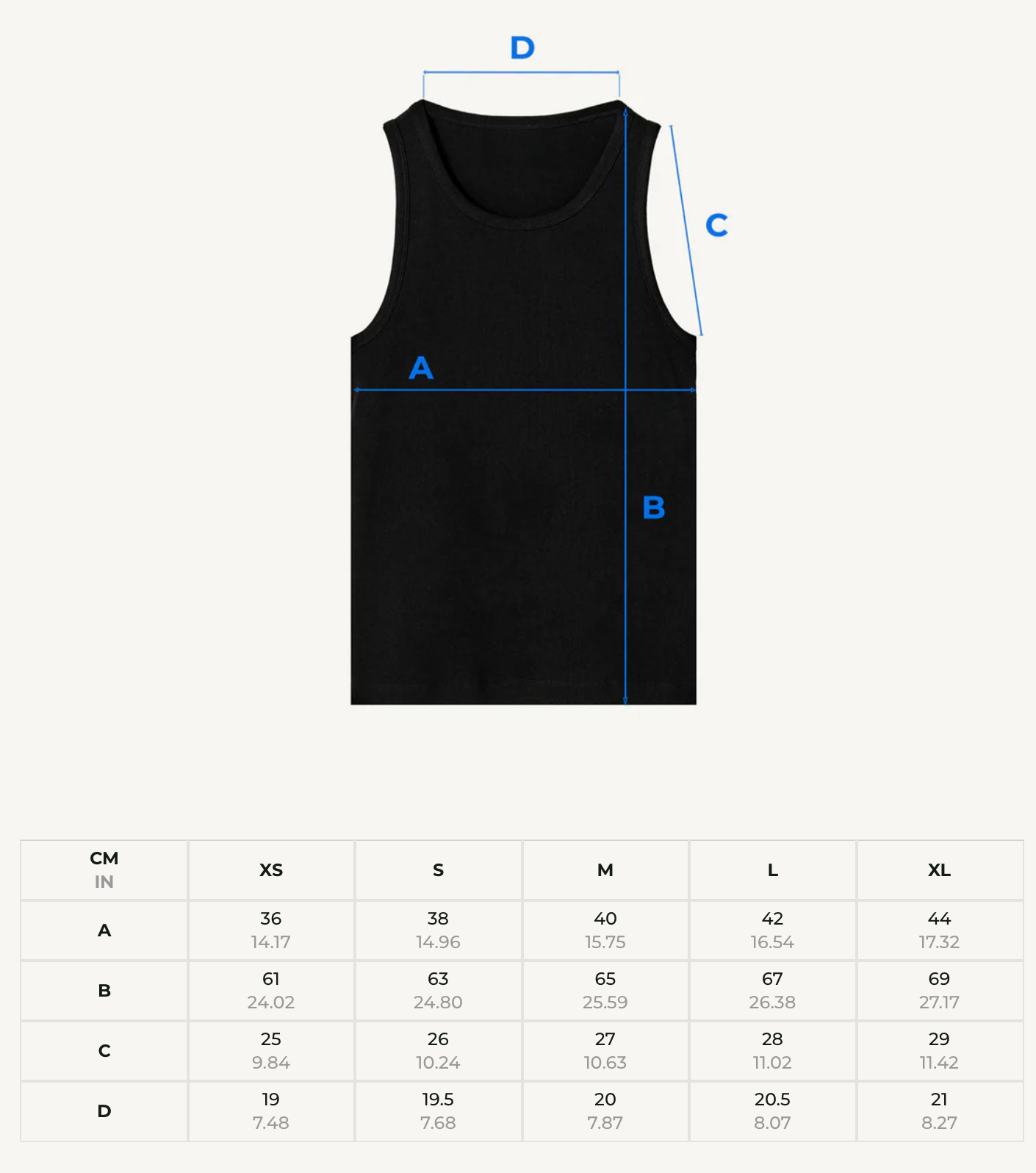 Bakers Dozen Vest Top - Black